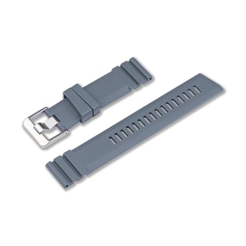 CRAFTER BLUE CB51 Uhrenarmband, professionelles Taucher-Ersatzarmband aus FKM-Kautschuk mit geradem Ende für alle Uhren mit 22 mm breitem Bandanstoß, Grau CRAFTER BLUE CB51 Uhrenarmband, professionelles Taucher-Ersatzarmband aus FKM-Kautschuk mit geradem Ende für alle Uhren mit 22 mm breitem Bandanstoß, Grau von CRAFTER BLUE