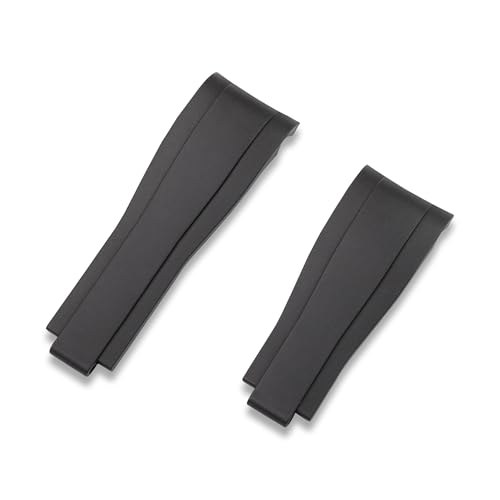 CRAFTER BLUE RS01 Uhrenarmband mit gebogenem Ende, Kautschukarmband, kompatibel mit 40 mm Rolex Submariner, Explorer, Explorer II, GMT Master, GMT Master II, Daytona und Yachtmaster von CRAFTER BLUE