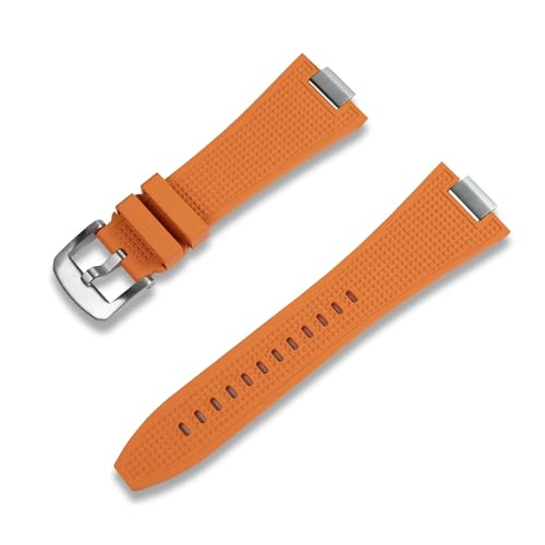 Crafter Blue TS01 Uhrenarmband mit geradem Ende, FKM, Gummi-Uhrenarmband, Ersatz für Tissot PRX 40 mm, 410/407 Quartz/Automatik-Versionen, Orange Crafter Blue TS01 Uhrenarmband mit geradem Ende, FKM, Gummi-Uhrenarmband, Ersatz für Tissot PRX 40 mm, 410/407 Quartz/Automatik-Versionen, Orange von CRAFTER BLUE