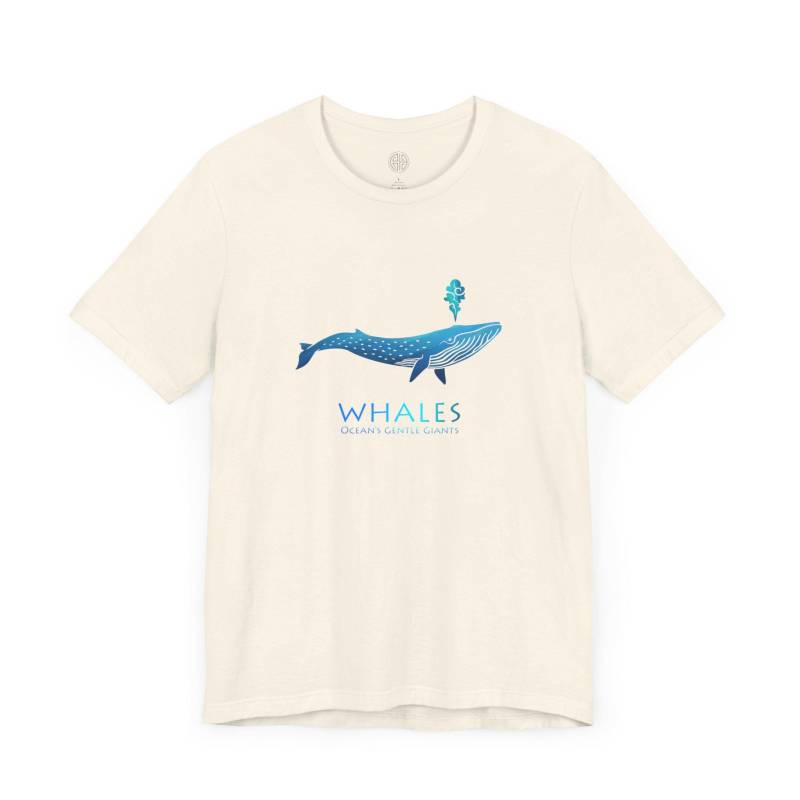 Komfort Farbe Wal Shirt, Blauwal, Meerestiere, Meeresbiologie Geschenke, Ozean Inspirierter Stil Grafik T-Shirt, Gute Stimmung Unisex Strand Tshirt von CRAFTHAIN