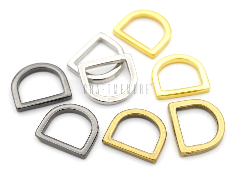 25Er Pack 12mm Kleine Flache Metall D-Ring Hochleistungs-Befunde Tasche Machen Zubehör 25Er Pack 12mm Kleine Flache Metall D-Ring Hochleistungs-Befunde Tasche Machen Zubehör von CRAFTMESTUDIO