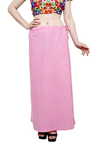 CRAFTSTRIBE Saree Petticoat Baby-Rosa Inskirt Underskirt aus Reiner Baumwolle Indian Sari Innerwear von CRAFTSTRIBE