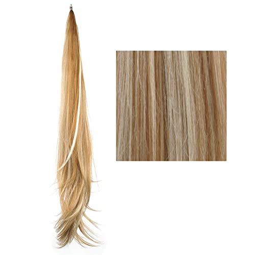 Pferdeschwanz-Verlängerung 32-Zoll-lange geschichtete Pferdeschwanz-Kunsthaarverlängerung Blonder Pferdeschwanz Flexibles Haar Pferdeschwanz-Haarteile Haarteil für Frauen (Color : 27H613, Size : 32i von CRAGCO