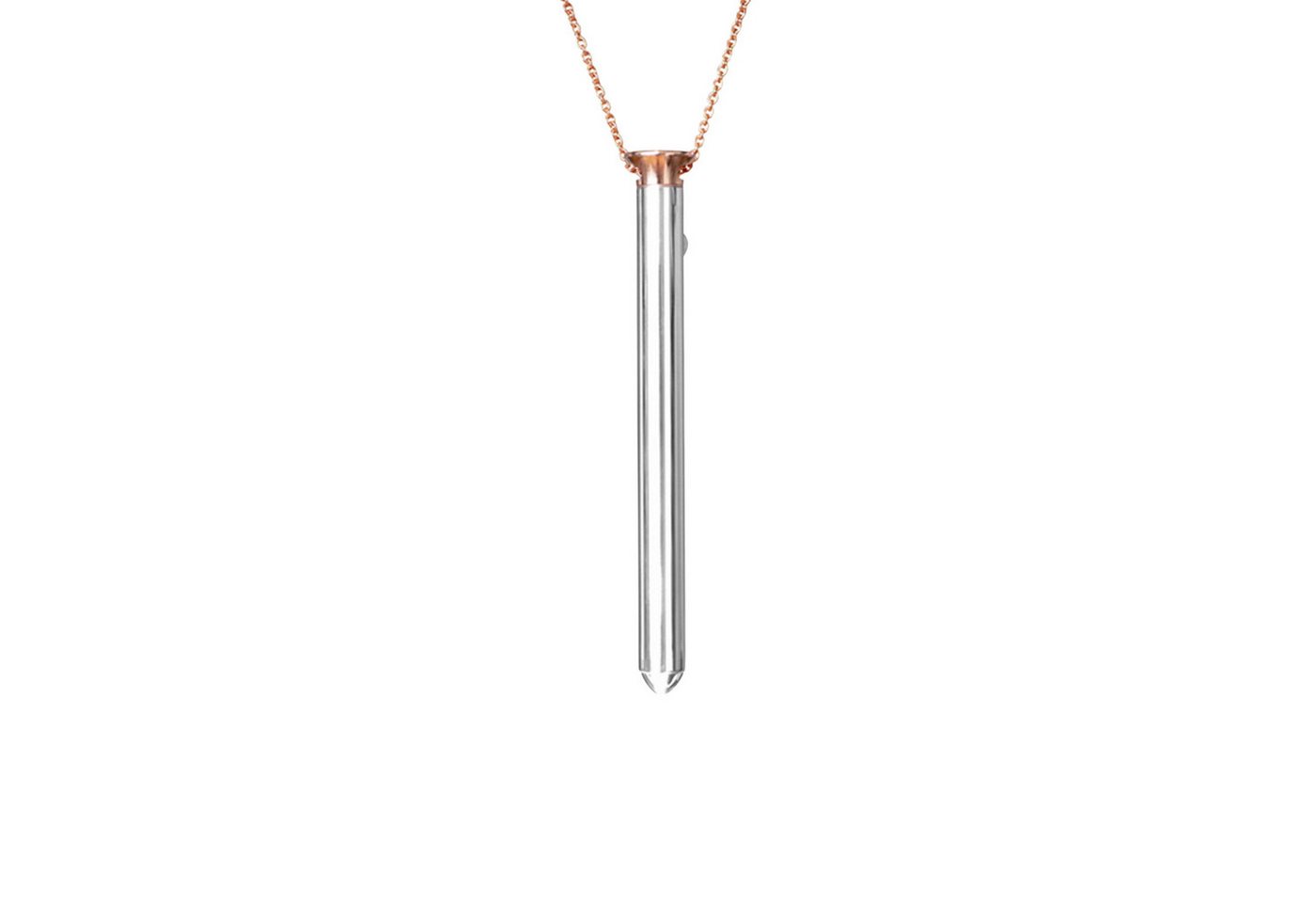 CRAVE Kette mit Anhänger Vesper - Halskette rosé gold mit süssem vibrierendem Geheimnis von CRAVE