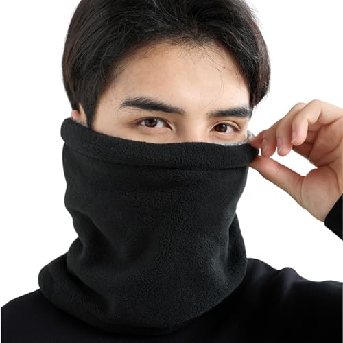 CRAZY SHARK Loop Winterschal Warme Gesichtsmaske - Thermal Verdickte Fleece Schlauchschal - Winddicht Sportschal Halswärmer für Fahrrad Motorrad Skifahren von CRAZY SHARK