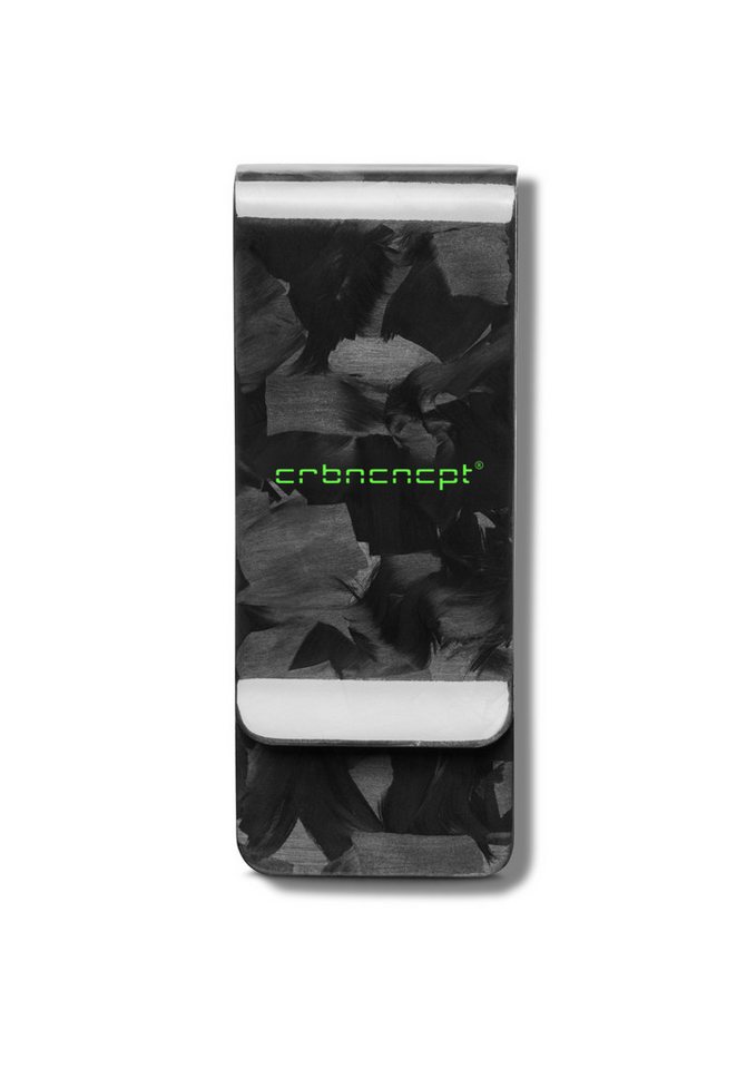 CRBNCNCPT Geldscheinklammer Forged Carbon Geldklammer, Money Clip, Schwarz Herren von CRBNCNCPT