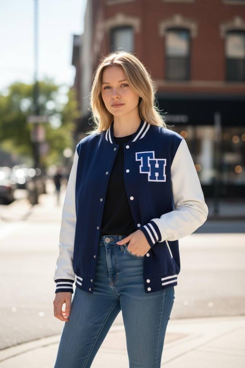 Raben Letterman Jacke One Tree Hill Replik Varsity Geschenk Für Oth Fan Convention Outfit Nathan Scott Lucas Basketball Shirt von RaeBeamEngraving