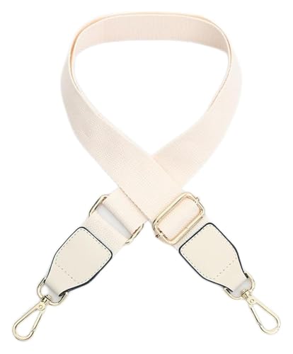 Verstellbarer Schultertaschengurt, Geldbörsengurt, Ersatztaschengurt for Umhängetaschen, Gürtelzubehör, DIY-Schultertaschengriffe for Damen, einfarbiger Handtaschengurt(Beige) von CRCRC