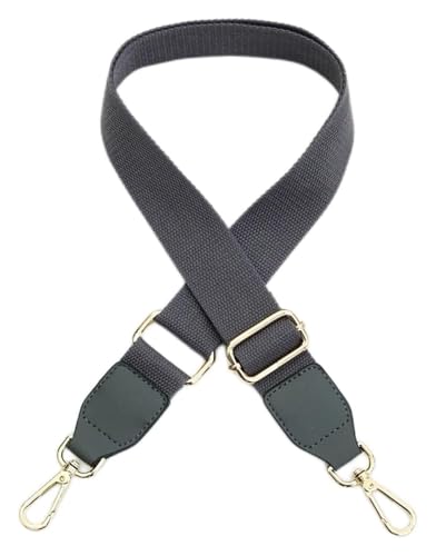 Verstellbarer Schultertaschengurt, Geldbörsengurt, Ersatztaschengurt for Umhängetaschen, Gürtelzubehör, DIY-Schultertaschengriffe for Damen, einfarbiger Handtaschengurt(Dark Gray) von CRCRC