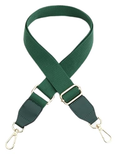 Verstellbarer Schultertaschengurt, Geldbörsengurt, Ersatztaschengurt for Umhängetaschen, Gürtelzubehör, DIY-Schultertaschengriffe for Damen, einfarbiger Handtaschengurt(Dark Green) von CRCRC