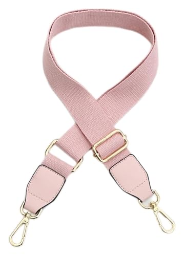 Verstellbarer Schultertaschengurt, Geldbörsengurt, Ersatztaschengurt for Umhängetaschen, Gürtelzubehör, DIY-Schultertaschengriffe for Damen, einfarbiger Handtaschengurt(Light Pink) von CRCRC