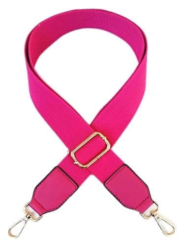 Verstellbarer Schultertaschengurt, Geldbörsengurt, Ersatztaschengurt for Umhängetaschen, Gürtelzubehör, DIY-Schultertaschengriffe for Damen, einfarbiger Handtaschengurt(Rose Red) von CRCRC