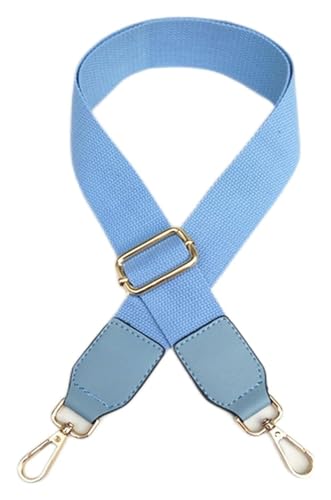 Verstellbarer Schultertaschengurt, Geldbörsengurt, Ersatztaschengurt for Umhängetaschen, Gürtelzubehör, DIY-Schultertaschengriffe for Damen, einfarbiger Handtaschengurt(Sky Blue) von CRCRC