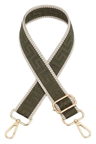 Verstellbarer Schultertaschengurt, Geldbörsengurt, Ersatztaschengurt for Umhängetaschen, Handtaschengurt for Damen, verstellbare Gürteltaschen, Ersatztaschengurte(Army Green) von CRCRC
