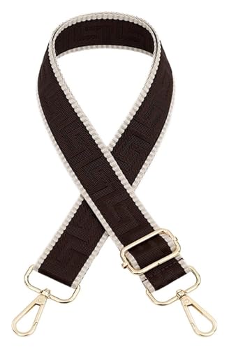 Verstellbarer Schultertaschengurt, Geldbörsengurt, Ersatztaschengurt for Umhängetaschen, Handtaschengurt for Damen, verstellbare Gürteltaschen, Ersatztaschengurte(Black) von CRCRC