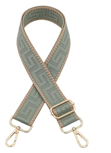 Verstellbarer Schultertaschengurt, Geldbörsengurt, Ersatztaschengurt for Umhängetaschen, Handtaschengurt for Damen, verstellbare Gürteltaschen, Ersatztaschengurte(Green) von CRCRC