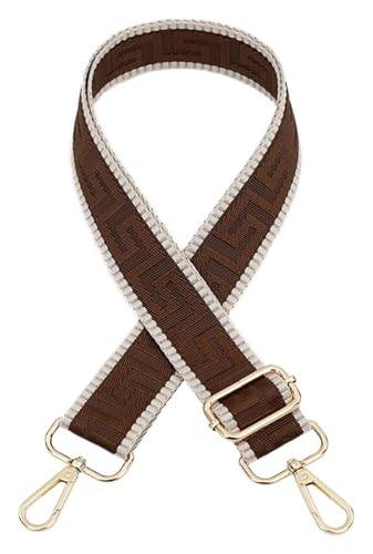 Verstellbarer Schultertaschengurt, Geldbörsengurt, Ersatztaschengurt for Umhängetaschen, Handtaschengurt for Damen, verstellbare Gürteltaschen, Ersatztaschengurte(Light Coffee) von CRCRC