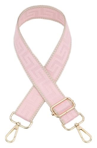Verstellbarer Schultertaschengurt, Geldbörsengurt, Ersatztaschengurt for Umhängetaschen, Handtaschengurt for Damen, verstellbare Gürteltaschen, Ersatztaschengurte(Light Pink) von CRCRC