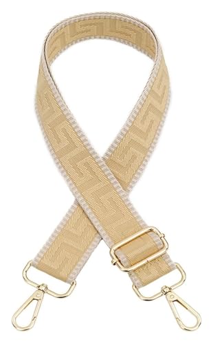 Verstellbarer Schultertaschengurt, Geldbörsengurt, Ersatztaschengurt for Umhängetaschen, Handtaschengurt for Damen, verstellbare Gürteltaschen, Ersatztaschengurte(Yellow) von CRCRC