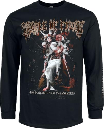 Cradle of Filth The Screaming of The Valkyries Männer Langarmshirt schwarz L von CREADLE OF FILTH