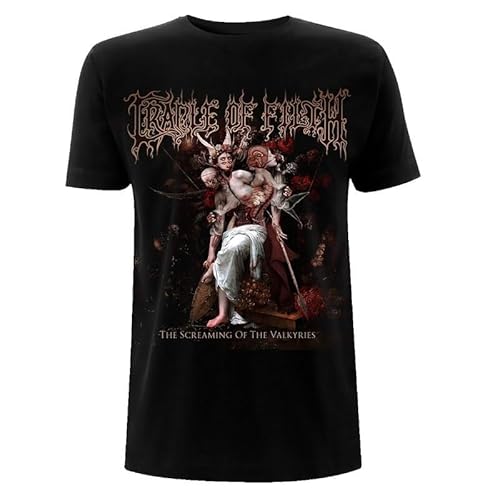 Cradle of Filth The Screaming of The Valkyries Männer T-Shirt schwarz S von CREADLE OF FILTH