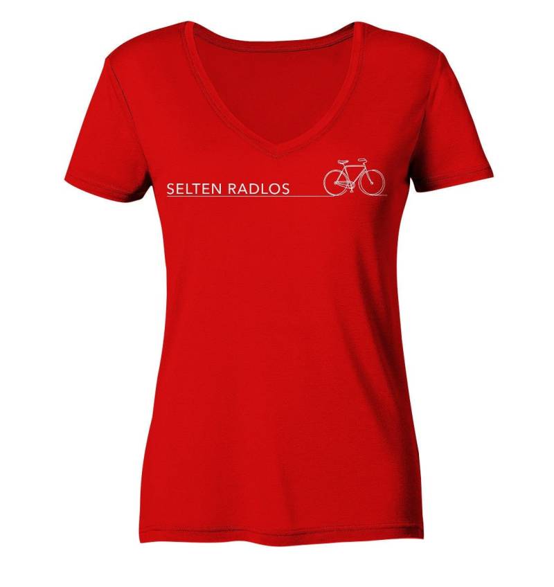 Fahrrad Spruch Selten Radlos Radfahren Bike Sport - Ladies V-Neck Shirt von CREAREat