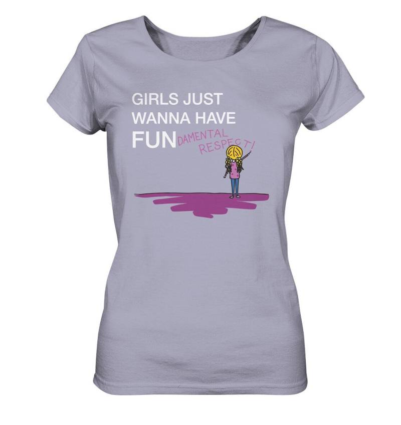 Girls Just Wanna Have Fun... Womanpower, Girlpower - Ladies Organic Shirt von CREAREat