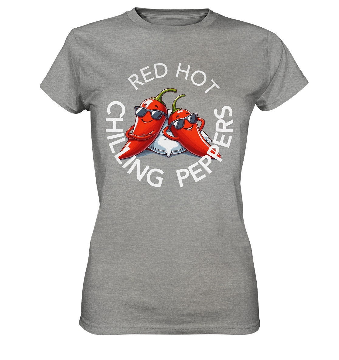 Red Hot Chilling Peppers, Chili - Ladies Premium Shirt von CREAREat