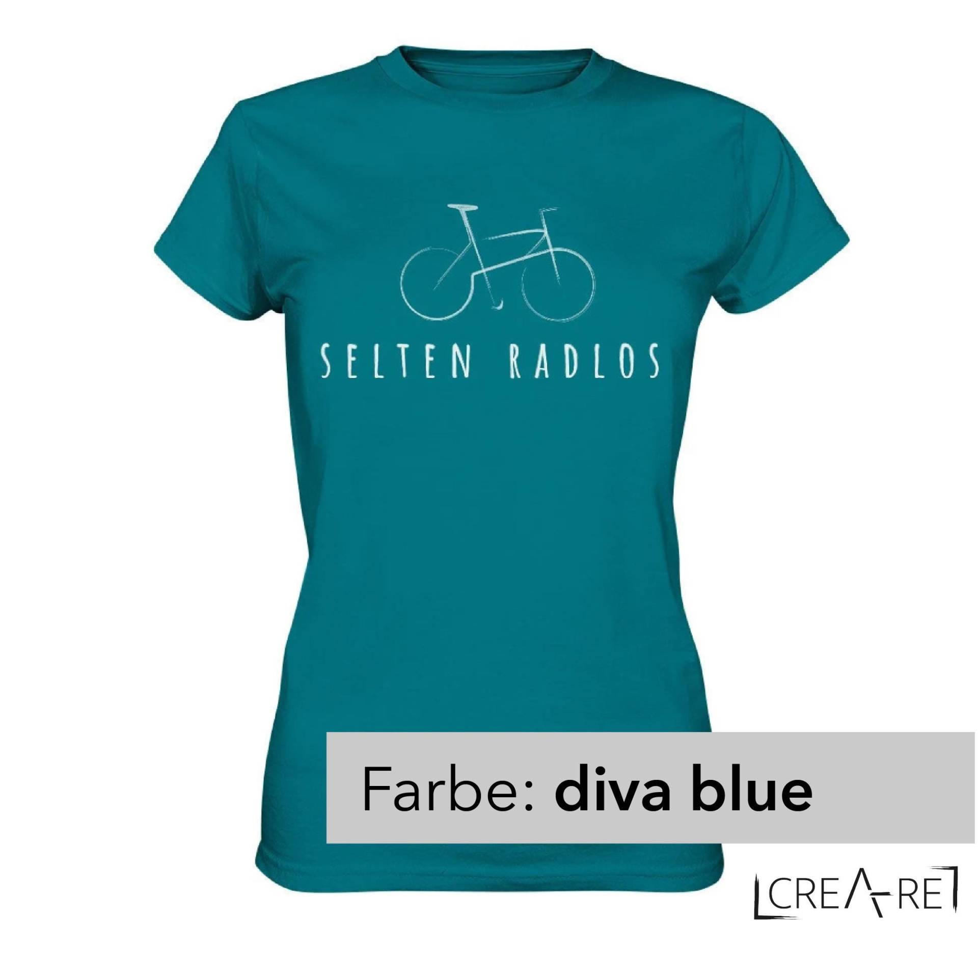 Selten Radlos T-Shirt Damen Geschenk Fahrrad Radfahrer E-Bike Rennrad Sport Radfahren von CREAREat