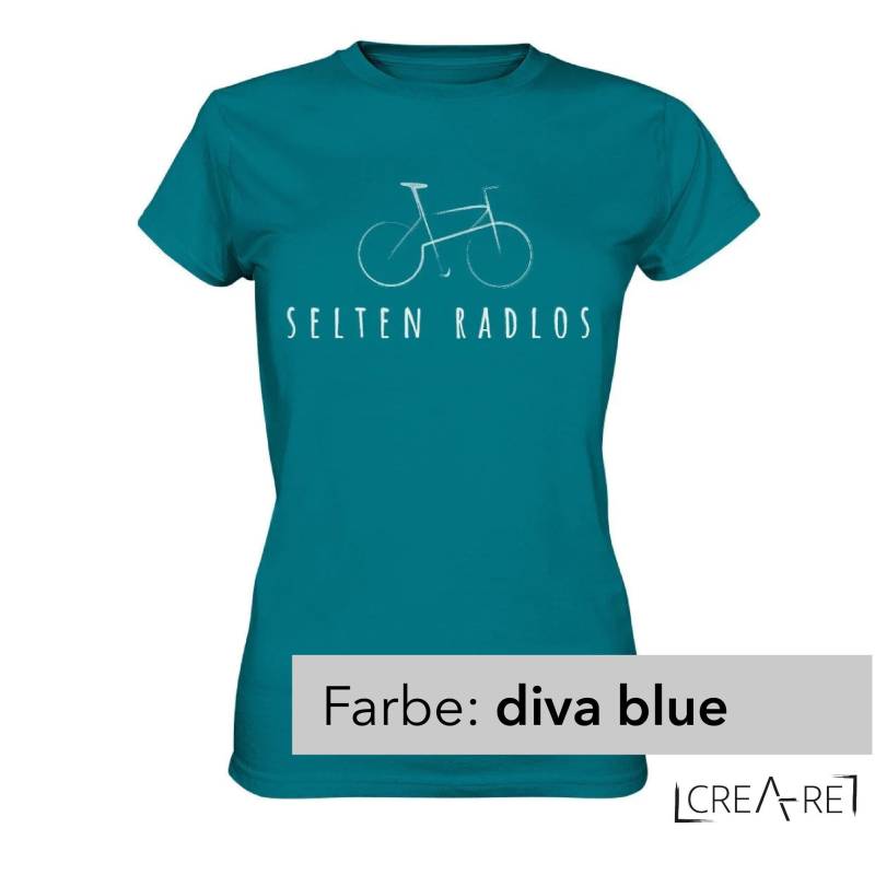 Selten Radlos T-Shirt Damen Geschenk Fahrrad Radfahrer E-Bike Rennrad Sport Radfahren von CREAREat