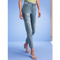 Witt Weiden Damen Baumwoll-Lyocell-7/8-Jeans blue-bleached von CREATION L PREMIUM