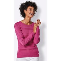 Witt Weiden Damen Baumwoll-Pullover fuchsia von CREATION L PREMIUM