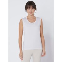 Witt Weiden Damen Baumwoll-Shirttop weiß von CREATION L PREMIUM