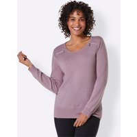 Witt Damen Kaschmir-Merino-Pullover, mauve von CREATION L PREMIUM