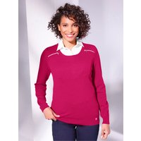 Witt Damen Kaschmir-Merino-Pullover, pink von CREATION L PREMIUM