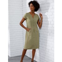 Witt Damen Leinen-Kleid, khaki von CREATION L PREMIUM