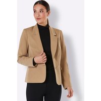 Witt Weiden Damen Lyocell-Baumwoll-Blazer camel von CREATION L PREMIUM