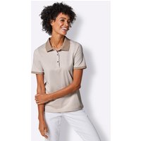 Witt Weiden Damen Lyocell-Baumwoll-Shirt beige-weiß-geringelt von CREATION L PREMIUM