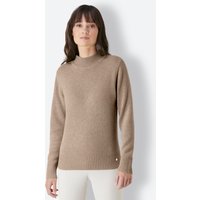 Witt Weiden Damen Merino-Kaschmir-Pullover beige-meliert von CREATION L PREMIUM