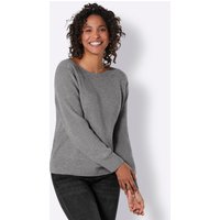 Witt Weiden Damen Merino-Seiden-Pullover steingrau-meliert von CREATION L PREMIUM