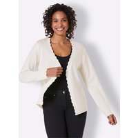 Witt Weiden Damen Merino-Strickjacke ecru von CREATION L PREMIUM