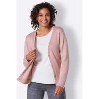 Witt Damen Merino-Strickjacke, puder von CREATION L PREMIUM