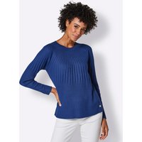 Witt Weiden Damen Seiden-Kaschmir-Pullover royalblau von CREATION L PREMIUM