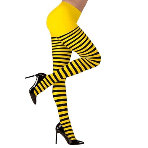 CREATIV DISCOUNT NEU Strumpfhose Biene, schwarz-gelb, Gr. S-M von CREATIV DISCOUNT