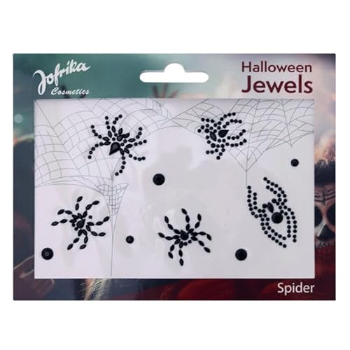 Hautjuwelen Halloween-Spinnen, selbstklebend von CREATIV DISCOUNT
