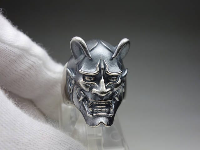 Horiyoshi 3 X Creep Collaboration Ring " Hannya - Silber 925 Horiyoshi 3 X Creep Collaboration Ring " Hannya - Silber 925 von CREEPJP