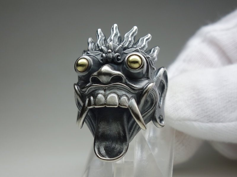 Rangda Ring - Bali Maskenring Aus Sterling Silber 925 Rangda Ring - Bali Maskenring Aus Sterling Silber 925 von CREEPJP