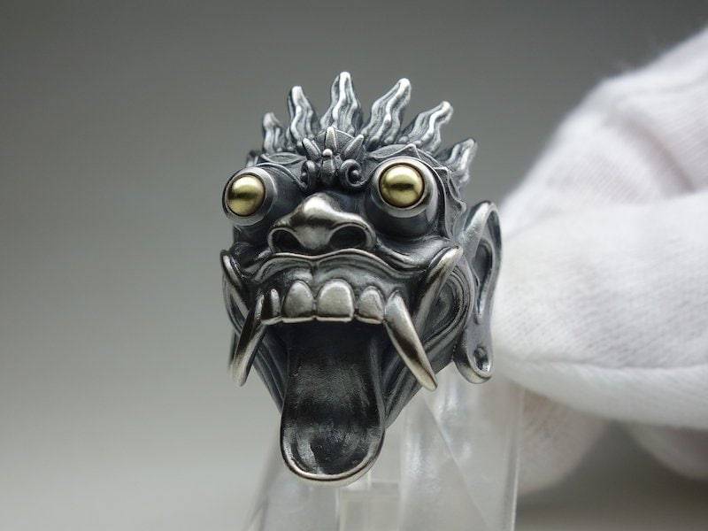 Rangda Ring - Bali Maskenring Aus Sterling Silber 925 Rangda Ring - Bali Maskenring Aus Sterling Silber 925 von CREEPJP
