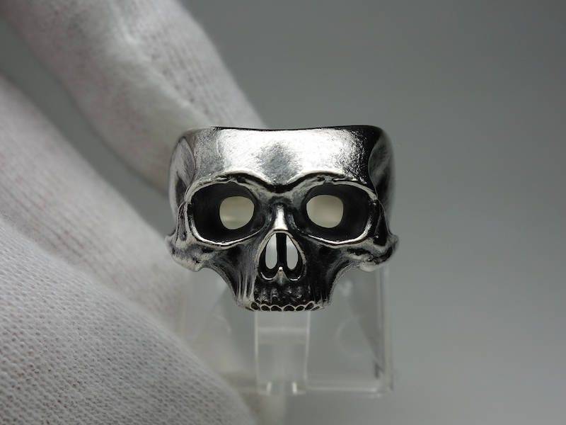 Skull | Maske 11 Ring - Halbkiefer Totenkopf Maskenring Silber 925 Skull | Maske 11 Ring - Halbkiefer Totenkopf Maskenring Silber 925 von CREEPJP