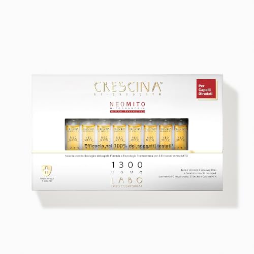Crescina Transdermic NEO MITO Ri-Wachstum Behandlung für dünner werdendes Haar 1300 Herren 40 Ampullen Crescina Transdermic NEO MITO Ri-Wachstum Behandlung für dünner werdendes Haar 1300 Herren 40 Ampullen von CRESCINA